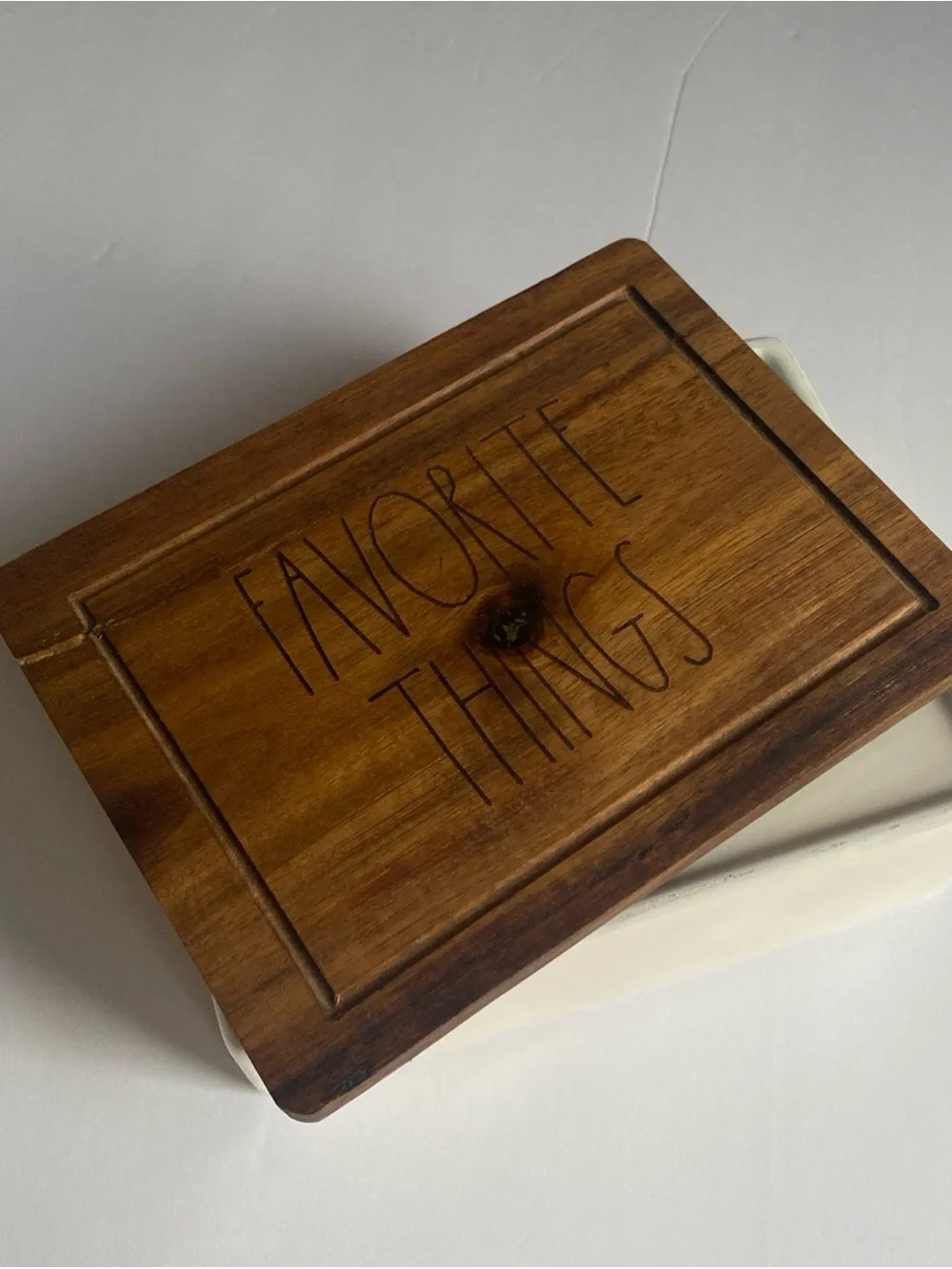Rae Dunn “Favorite Things” Jewelry Box Ceramic
